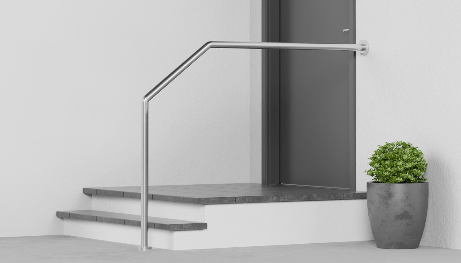 Main courante d’escalier en acier inoxydable AWT-CL