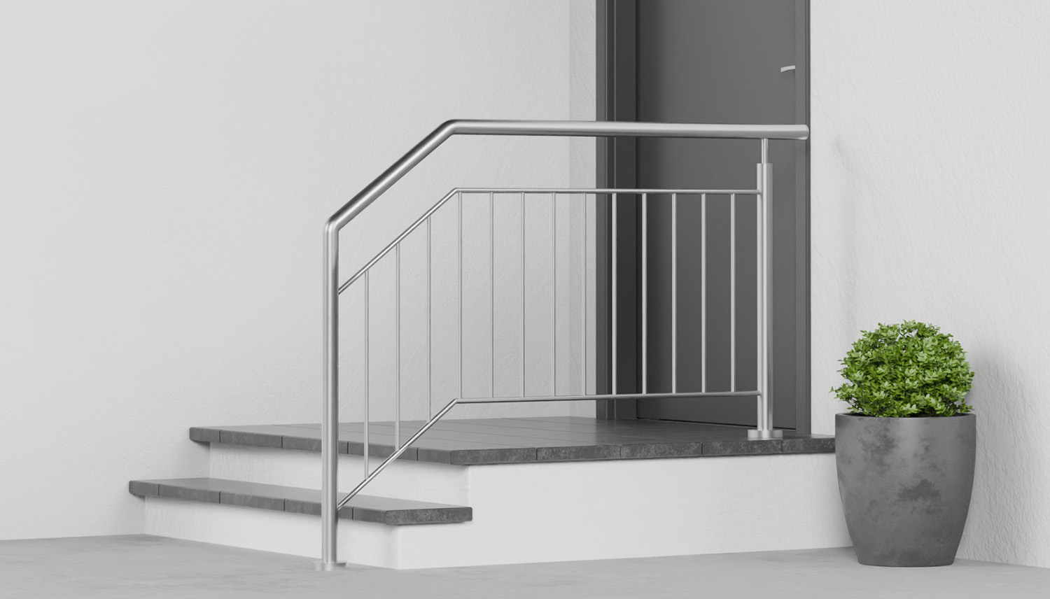 Balustrade d’escalier en acier inoxydable FAS-CL remplissage de barres 