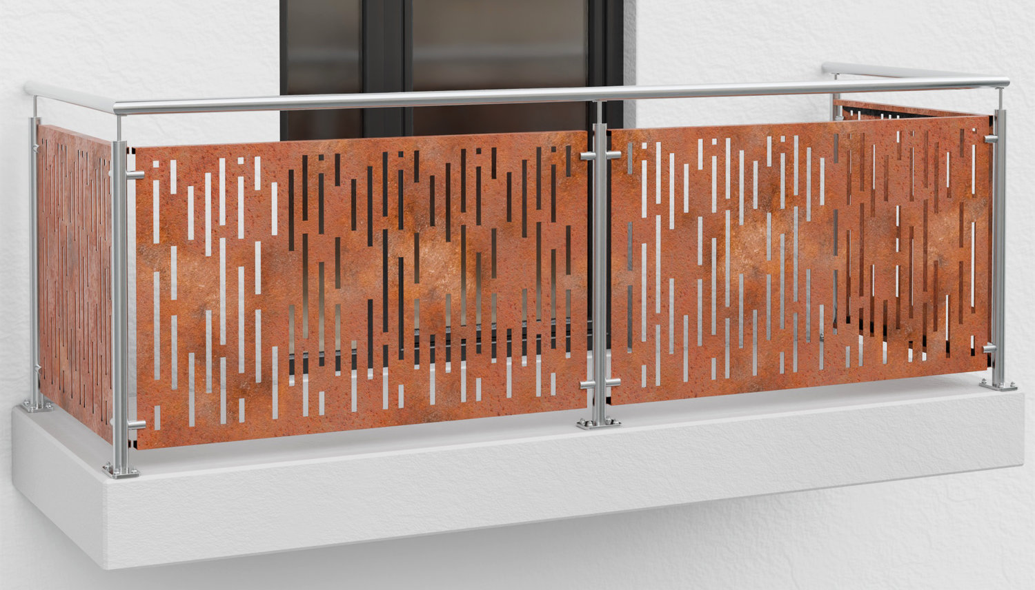 Revêtement de balcon en acier Corten SF VE