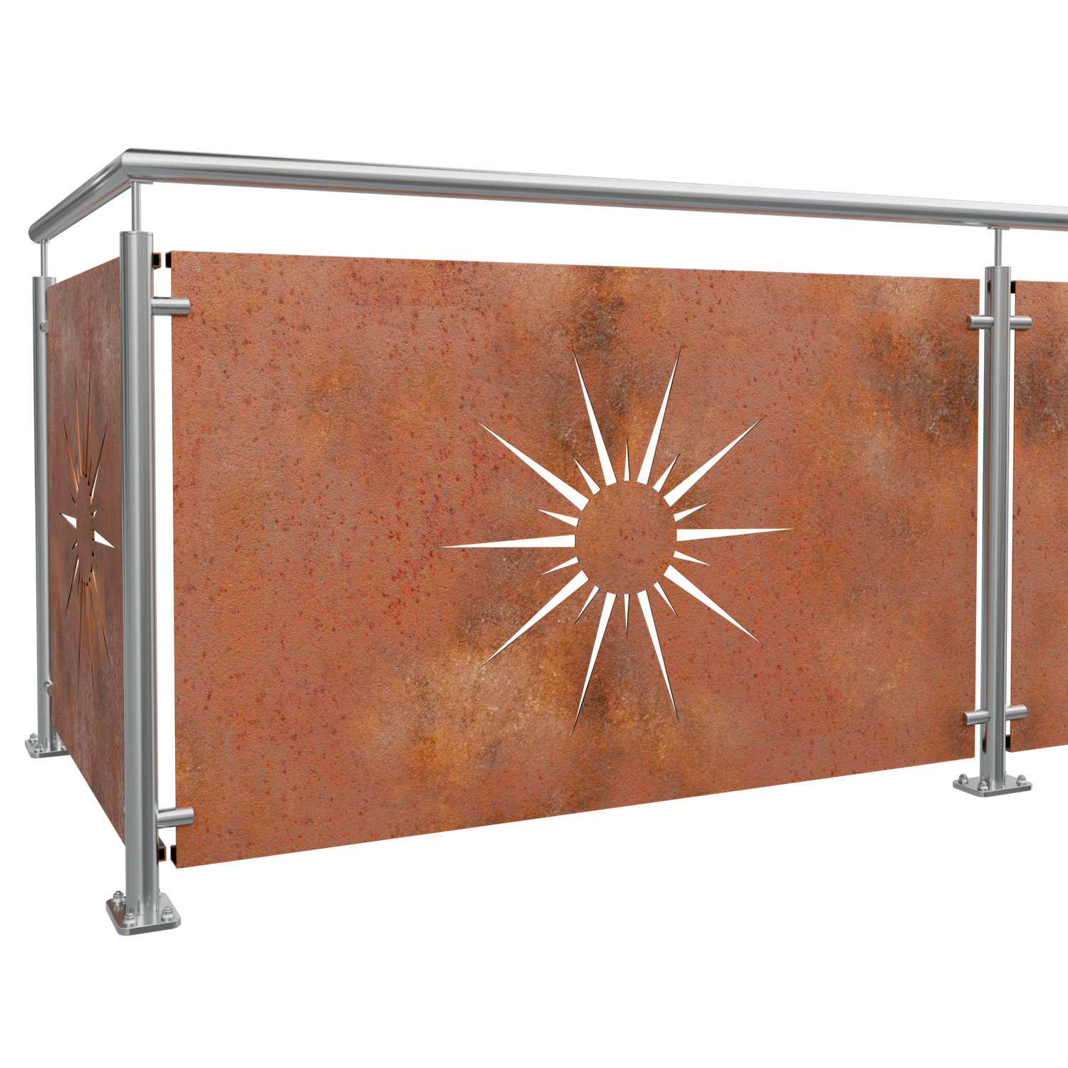 Garde-Corps de balcon en acier Corten SO