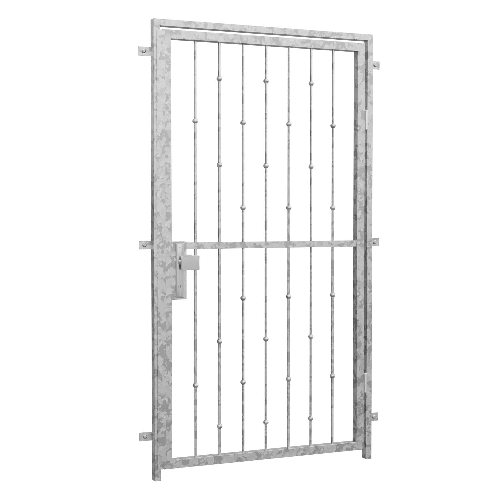 Porte grillagée en acier galvanisé Billes décalées