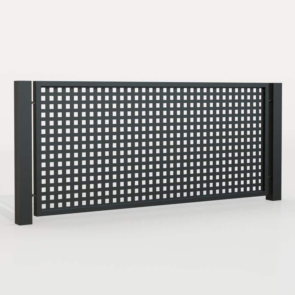Clôture de jardin en aluminium découpé au laser QL