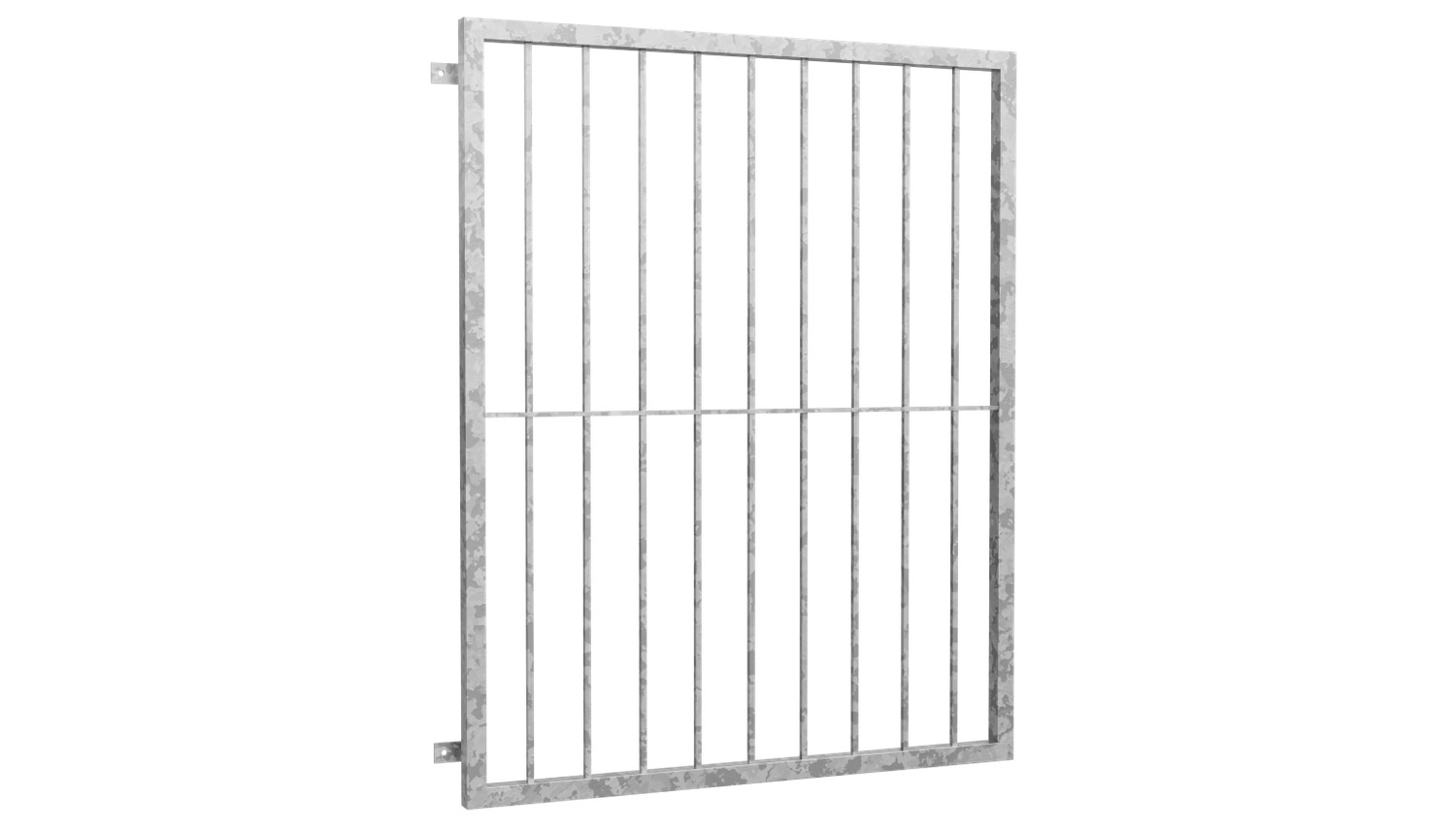 Grille de défense pour fenêtres en acier galvanisé barre verticale 