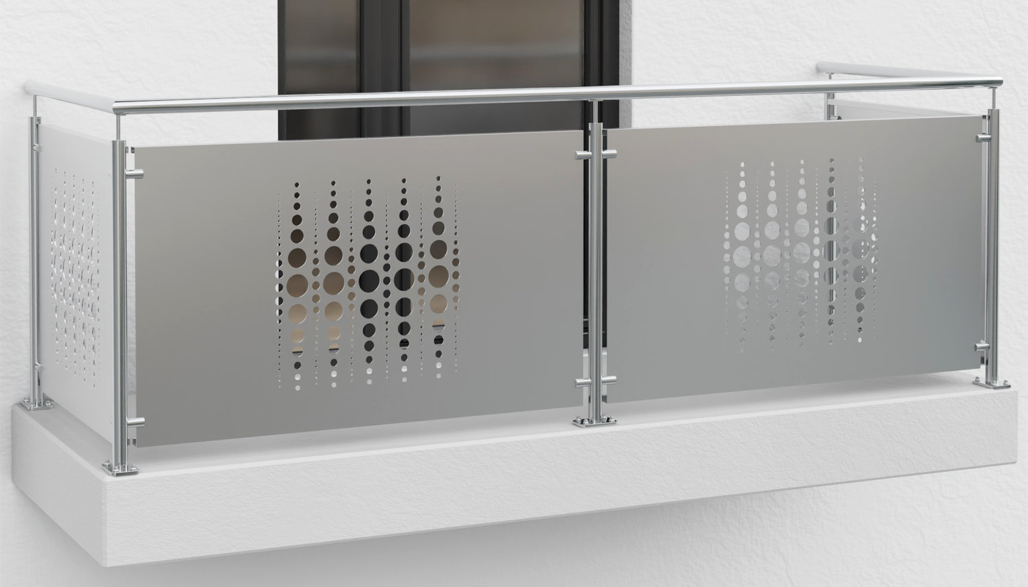 Garde-Corps de balcon en aluminium PE