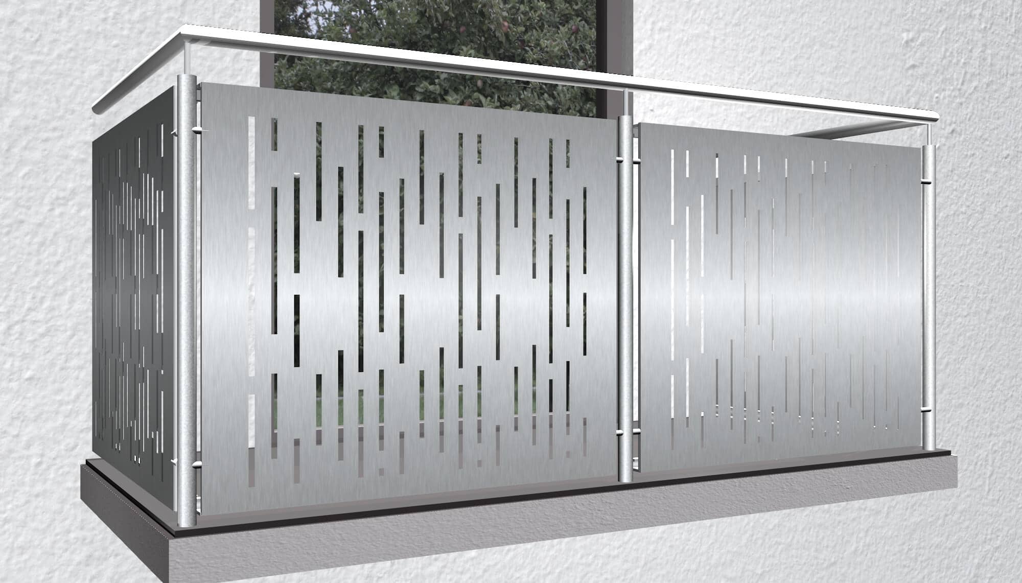 Garde-Corps de balcon en acier inoxydable SF VE