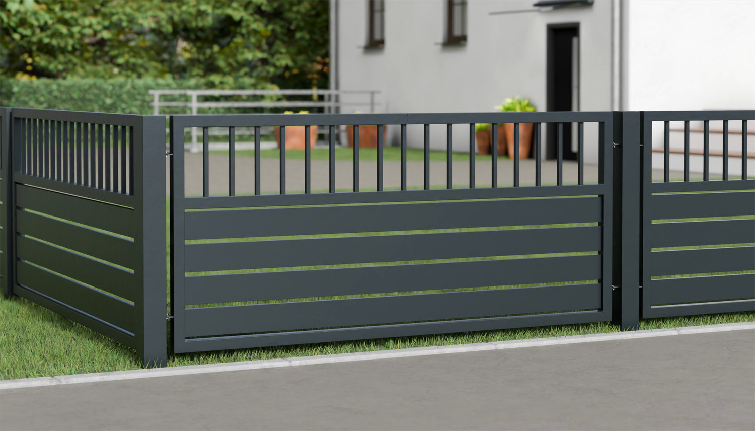 Clôture brise-vue aluminium KSV 1, GE
